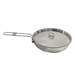 Pathfinder RVS Skillet met deksel Pan