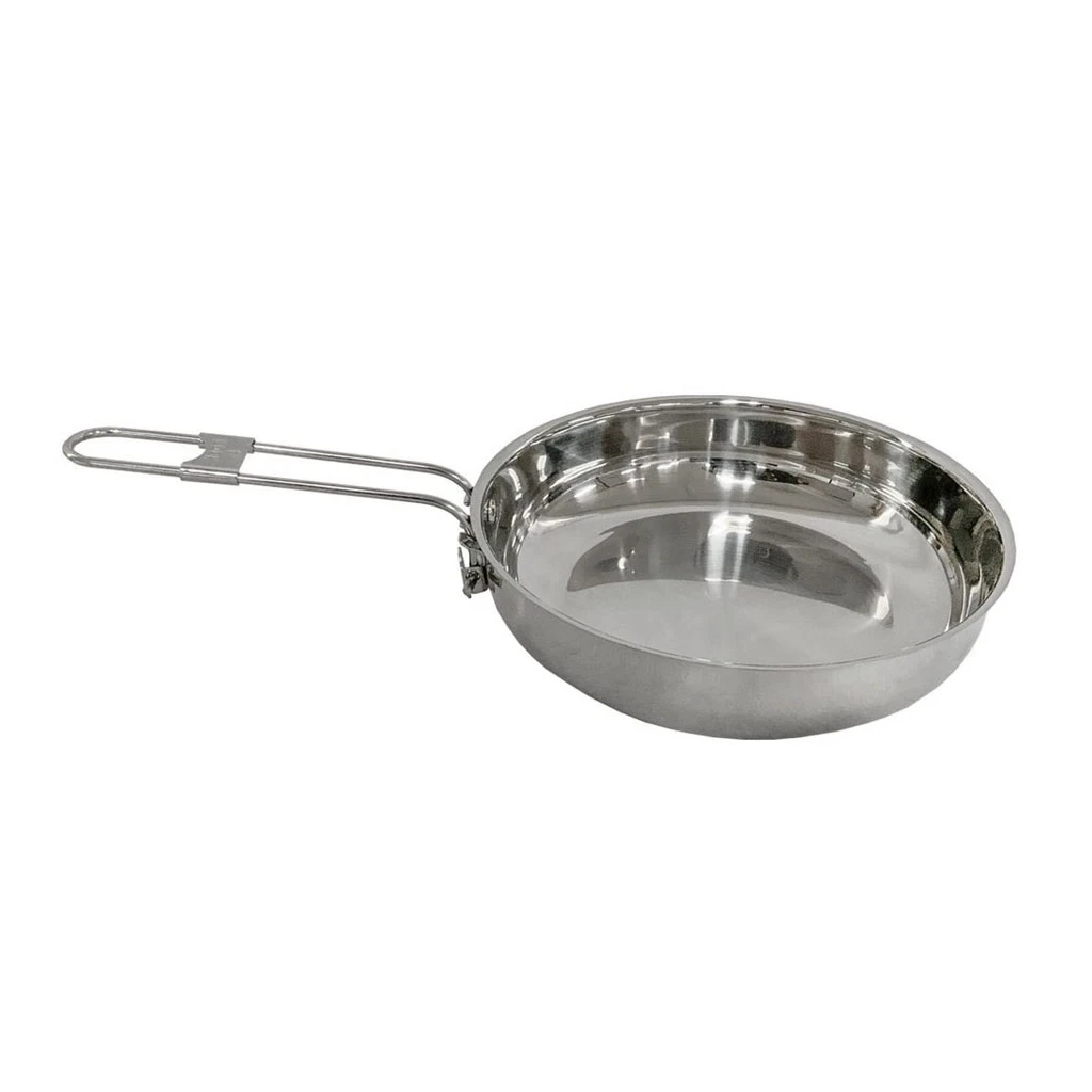 Pathfinder RVS Skillet met deksel Pan