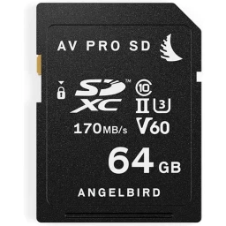 Angelbird Angelbird Geheugenkaart AV PRO SD MK2 V60 SDXC + UHS-II 64GB - Hoge Prestaties & Betrouwbaarheid Memorycard