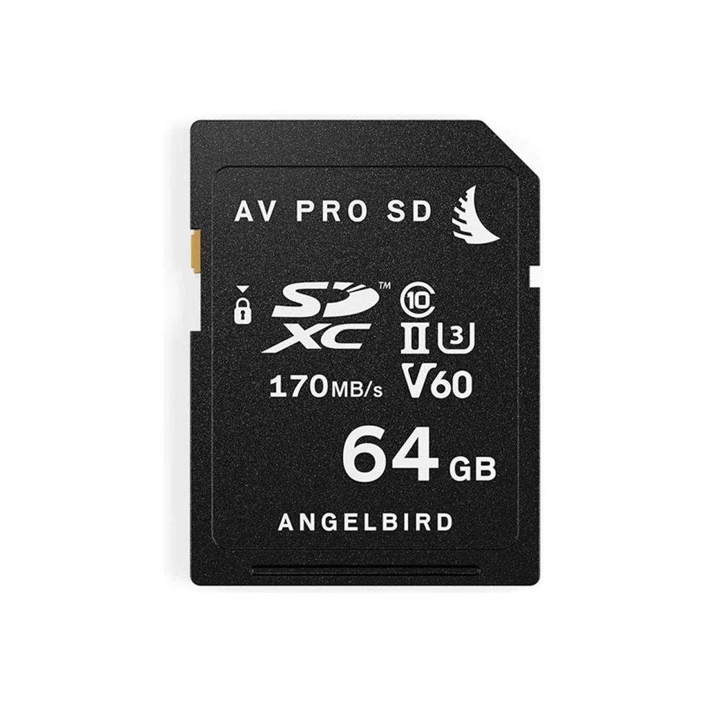 Angelbird Angelbird Geheugenkaart AV PRO SD MK2 V60 SDXC + UHS-II 64GB - Hoge Prestaties & Betrouwbaarheid Memorycard