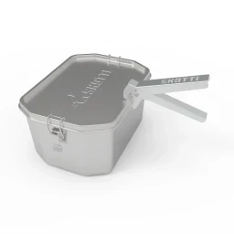 Skotti grill Boks Big 2,5L met aluminium grijptang Pan