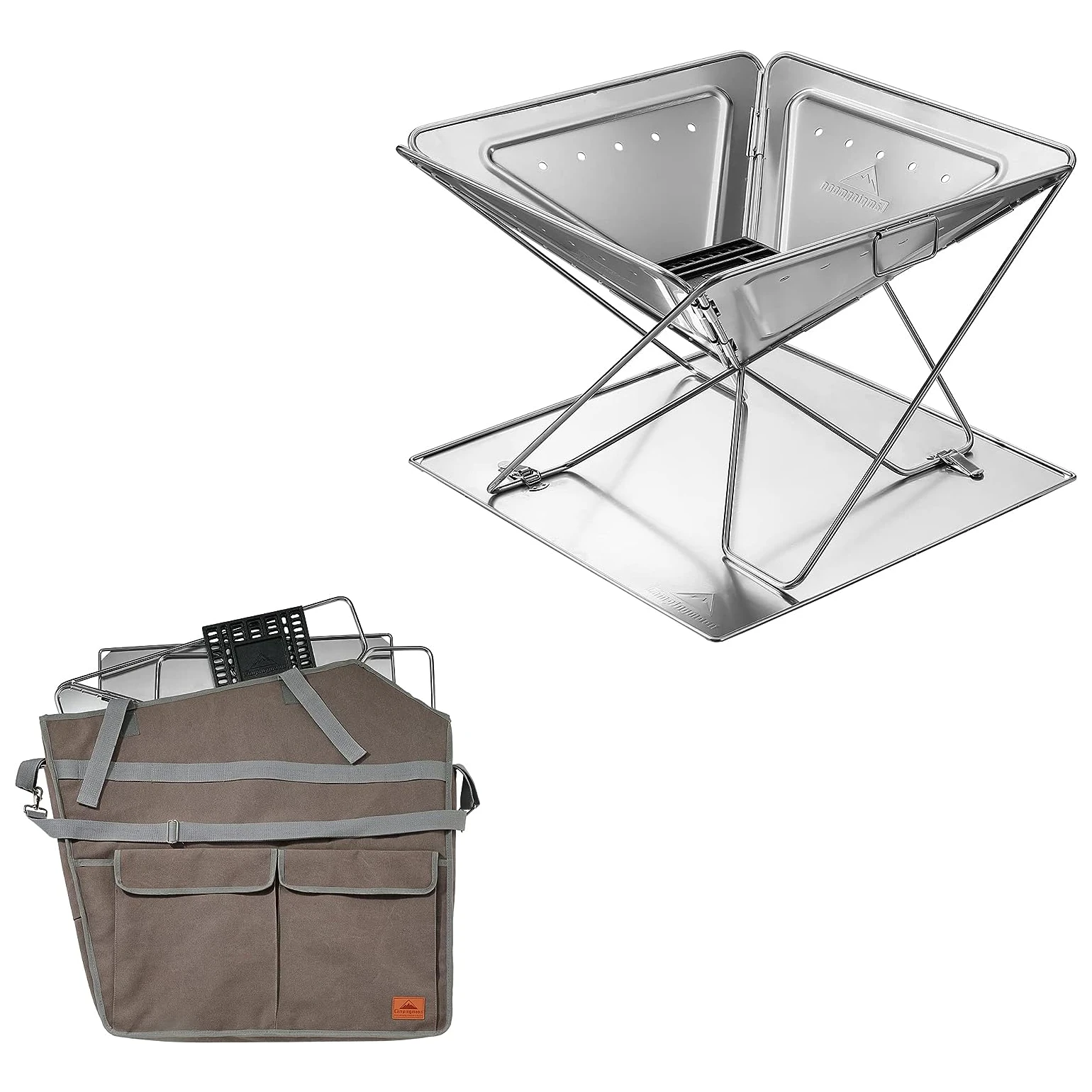 Firepit / kampvuurbak Large met draagtas Campingmoon
