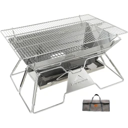 Campingmoon Opvouwbare houtskool BBQ Large met draagtas Grill