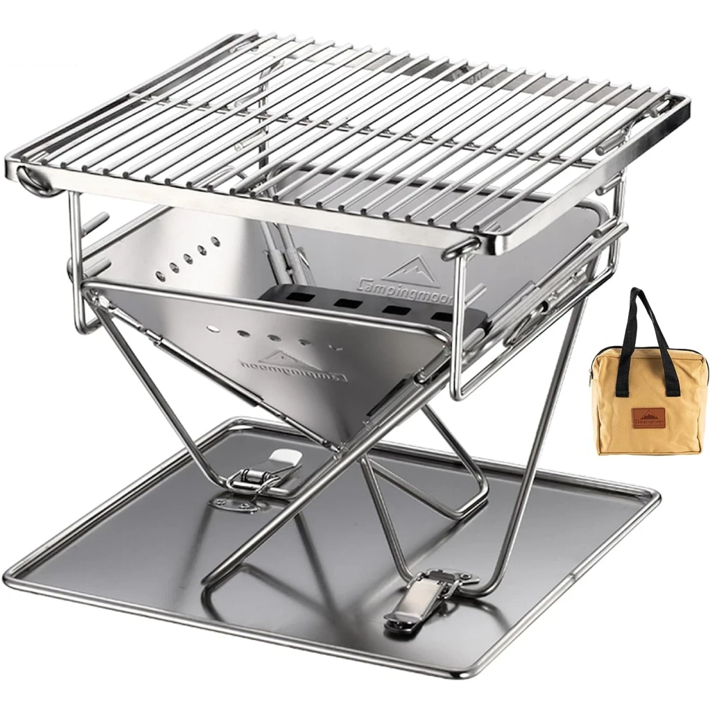 Campingmoon Opvouwbare houtskool BBQ X-MINIPRO Grill