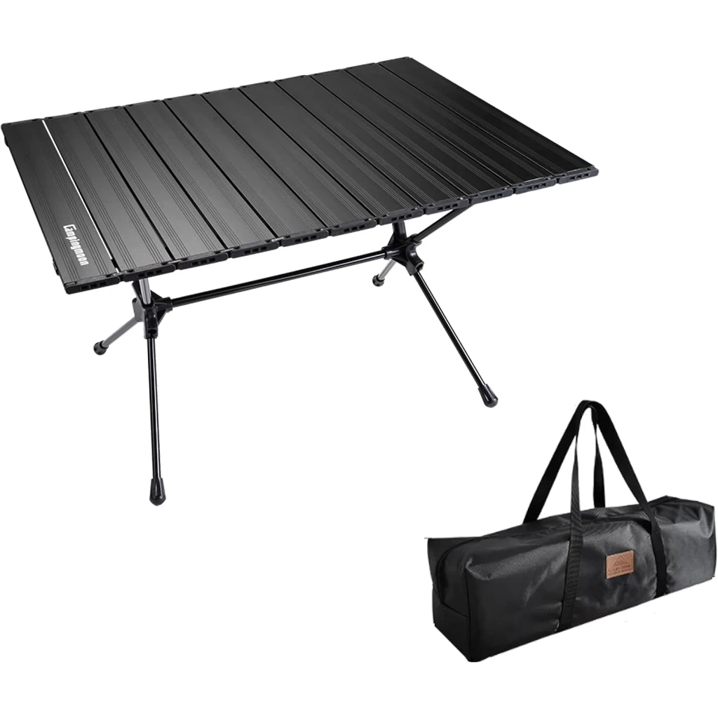 Campingmoon Lichtgewicht opvouwbare aluminium camping tafel