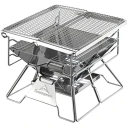 Campingmoon RVS Grill rooster