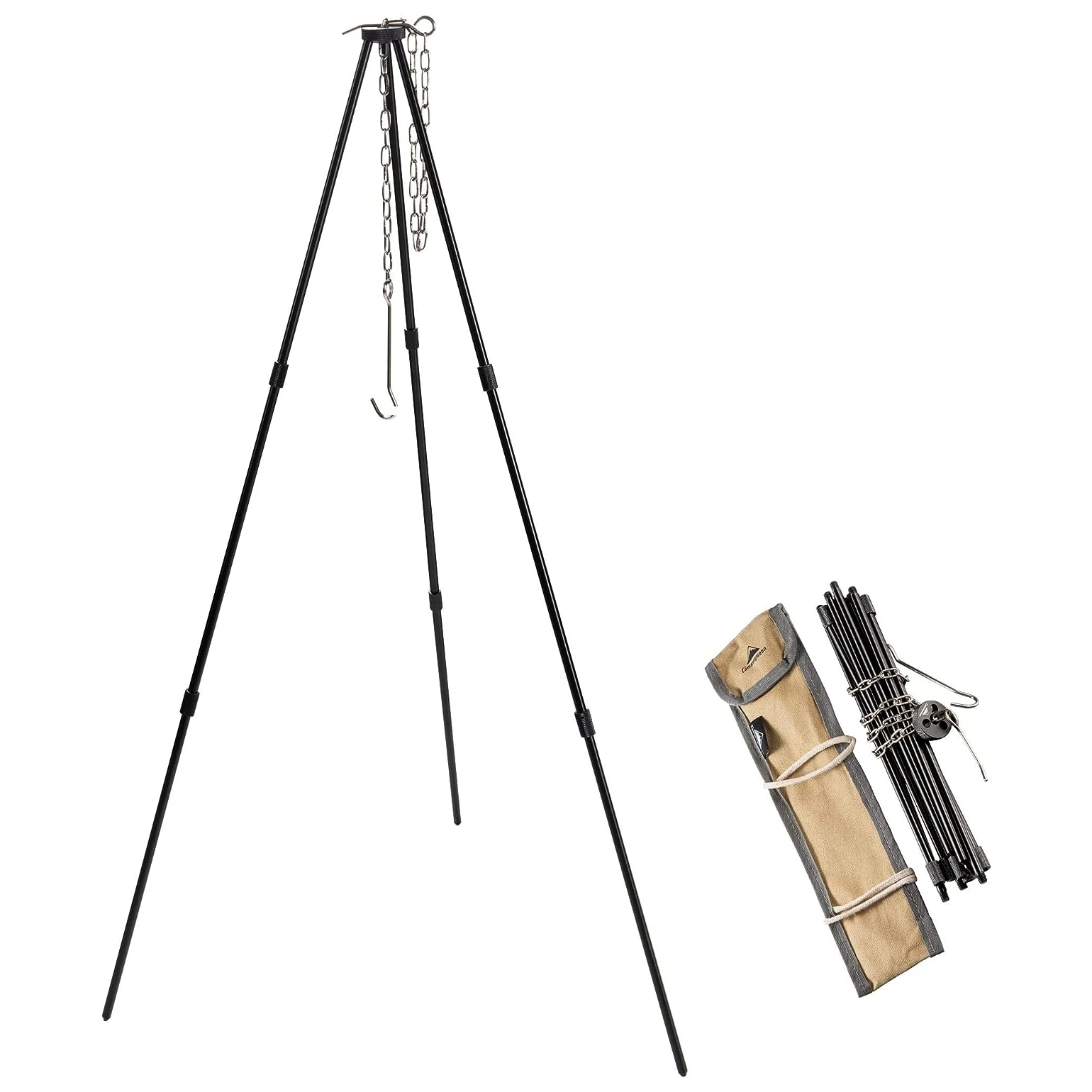 Driepoot met draagtas 80cm Campingmoon