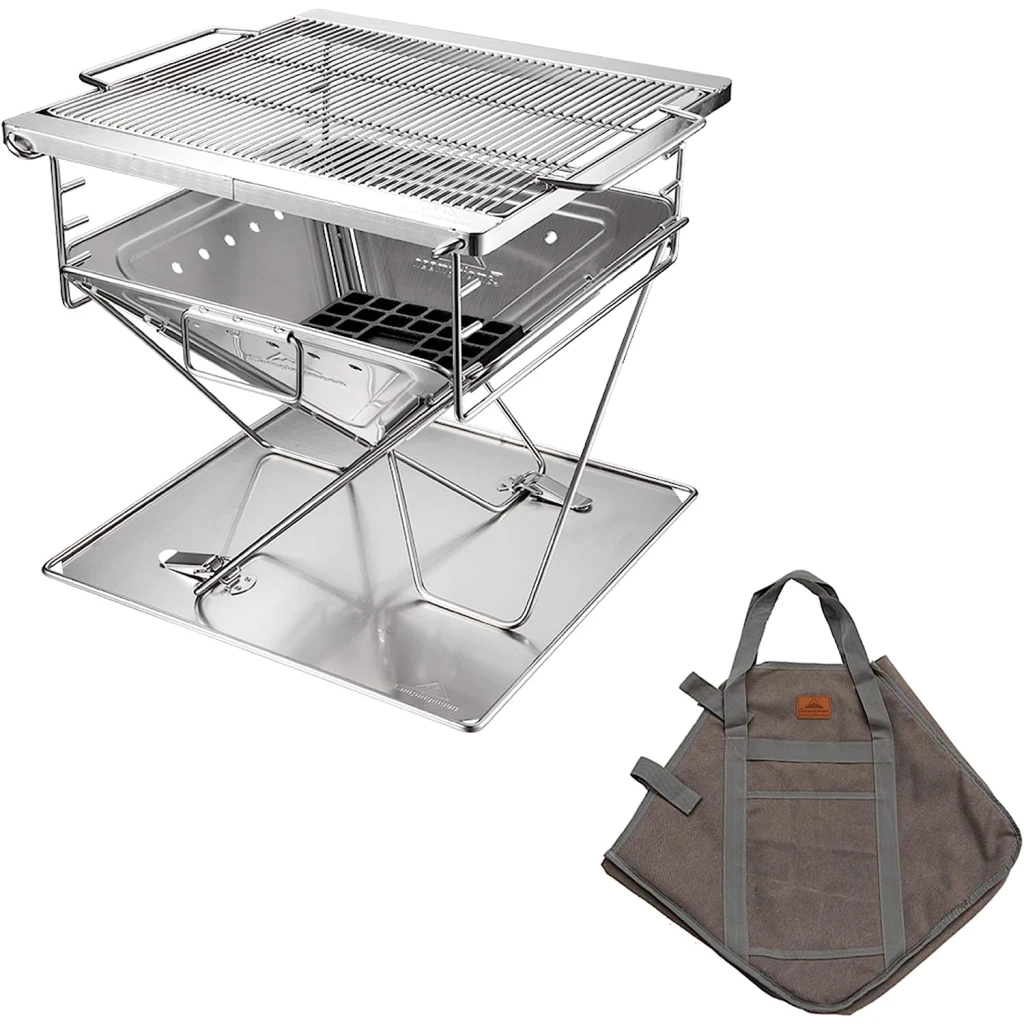 Campingmoon Opvouwbare multifunctionele grill en firepit Medium MT-035