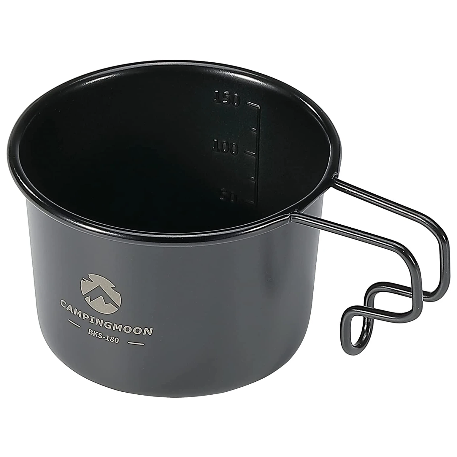 Sierra RVS mok 160ml Zwart Campingmoon