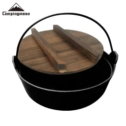 Campingmoon Japanse Gietijzeren Dutch Oven 29cm