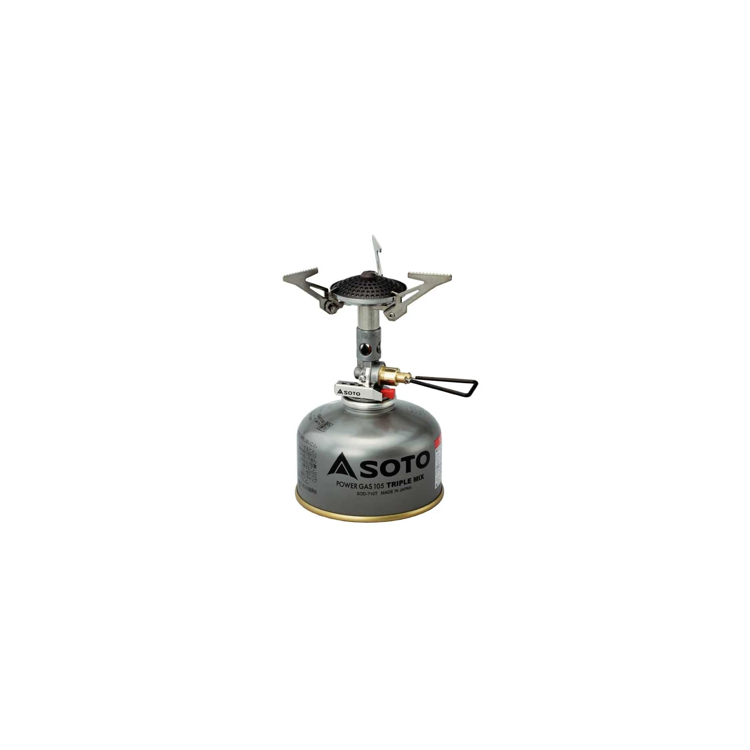 Micro Regulator Gasbrander met piezo ontsteker Soto