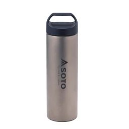 Soto Soto Aero Bottle Thermosfles Titanium 200ml - Lichtgewicht Duurzaam Dubbelwandig Vacuüm geïsoleerd