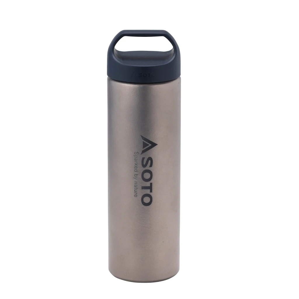 Soto Soto Aero Bottle Thermosfles Titanium 200ml - Lichtgewicht Duurzaam Dubbelwandig Vacuüm geïsoleerd