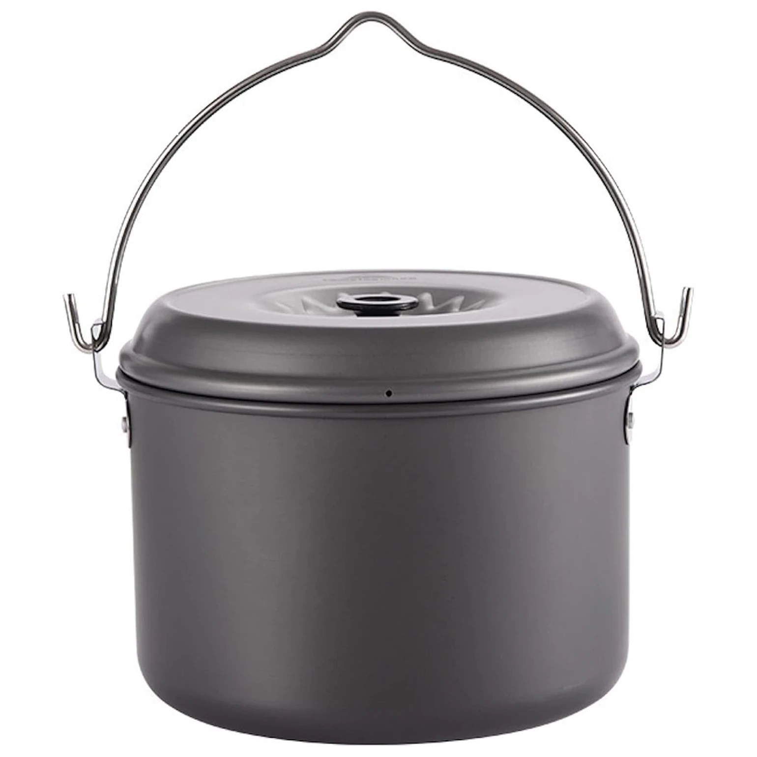 Aluminium lichtgewicht kampvuur kookpot / pan met deksel 5.5 liter Campingmoon