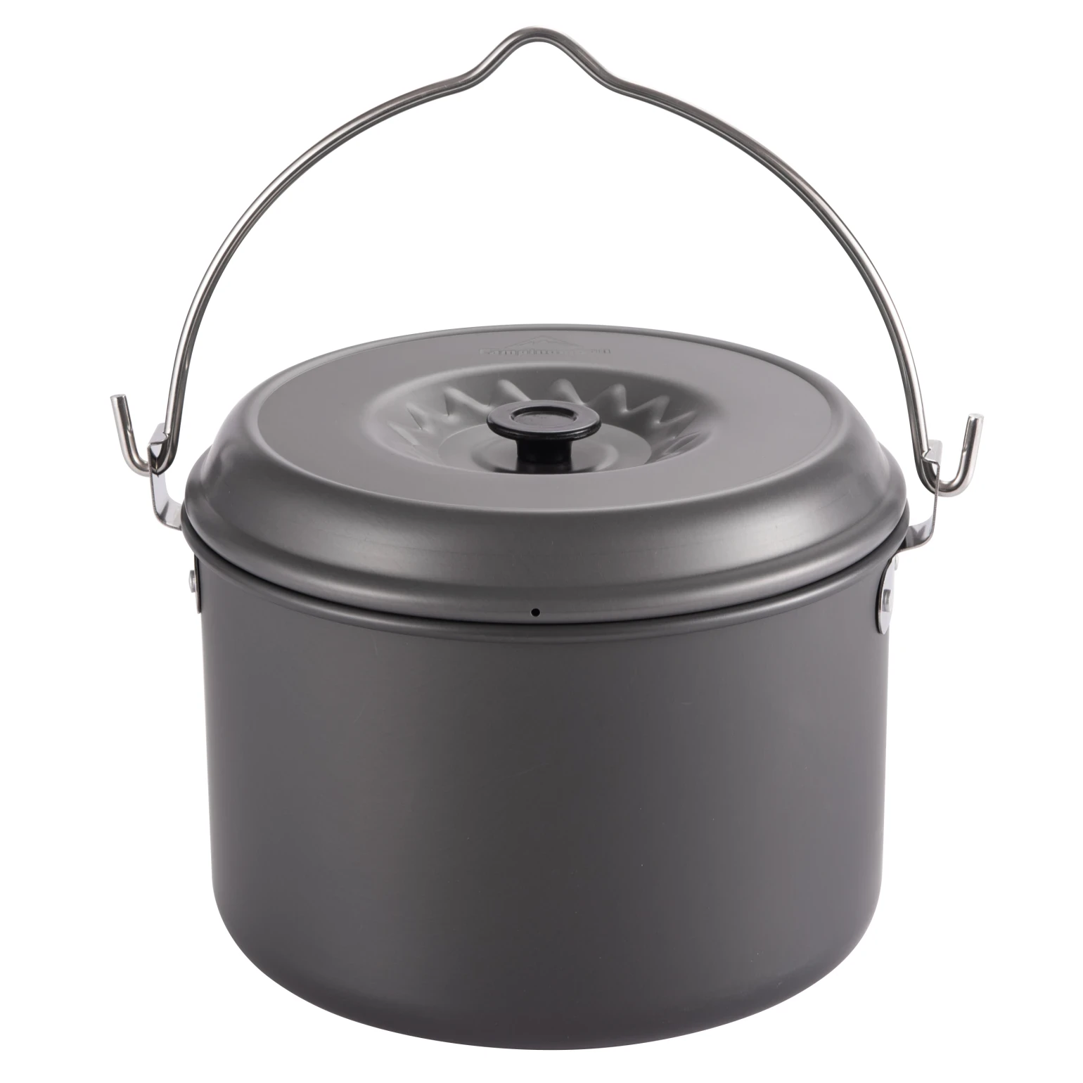 Aluminium lichtgewicht kampvuur kookpot / pan met deksel 4 liter Campingmoon