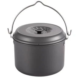 Campingmoon Aluminium lichtgewicht kampvuur kookpot / pan met deksel 4 liter