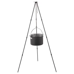 Campingmoon Aluminium lichtgewicht kampvuur kookpot / pan met deksel 4 liter