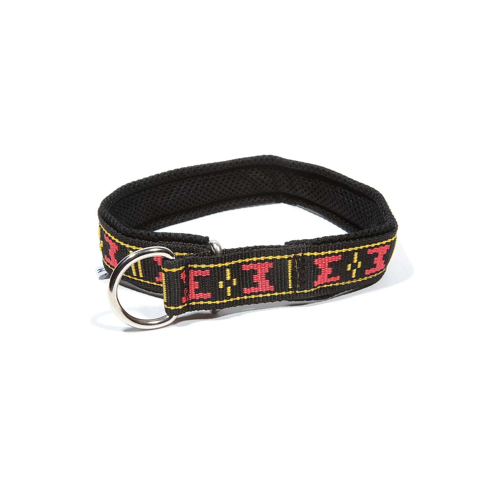 Comfort Gevoerde Honden Halsband in Rood Zwart L - rood / zwart Manmat
