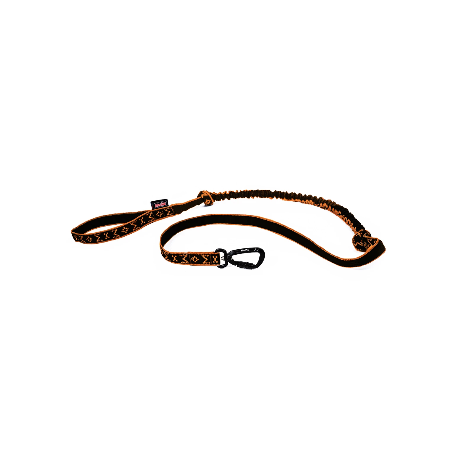 Canicross Bungee Lijn 140 cm div. kleuren – Sterke, Schokabsorberende Trekriem met ALU Karabijnhaak ook geschikt voor Grote Honden 140cm - oranje / 