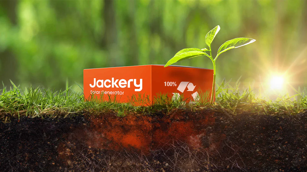 jackery eplorer 100 plus duurzame verpakking